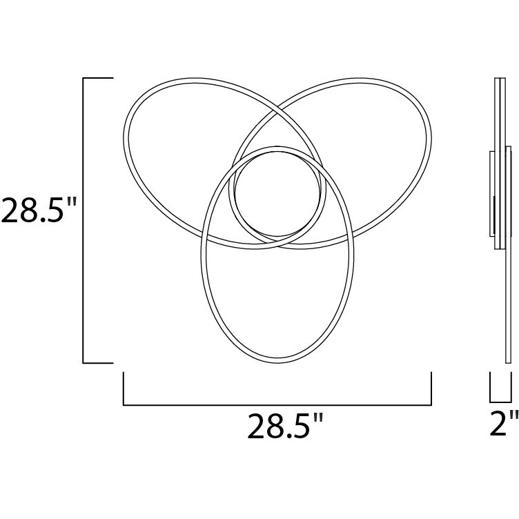 Phase LED LED 31.5 inch Matte White ADA Wall Sconce Wall Light