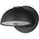 Cauldron LED 7 inch Black Outdoor Wall Mount