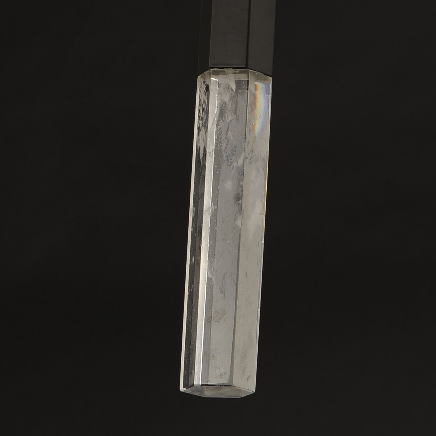 Diaphane LED 1.5 inch Black Single Pendant Ceiling Light