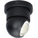 Nodes LED 4.75 inch Black Flush Mount Ceiling Light