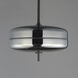 Voto LED 12 inch Gunmetal Multi-Light Pendant Ceiling Light in Smoke