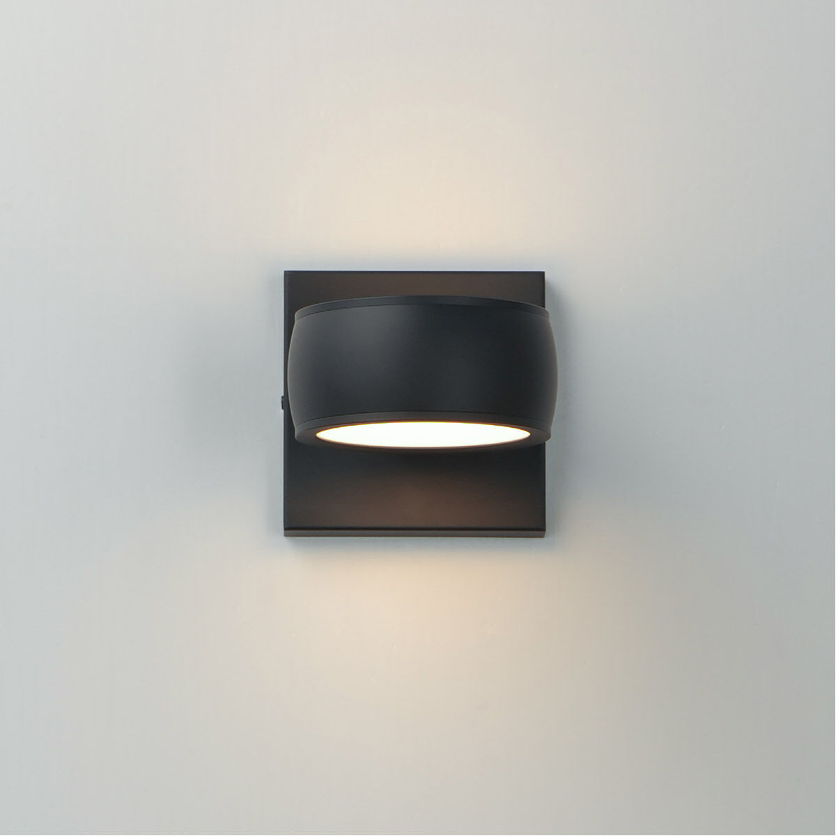 Modular LED 5 inch Black Outdoor Wall Sconce