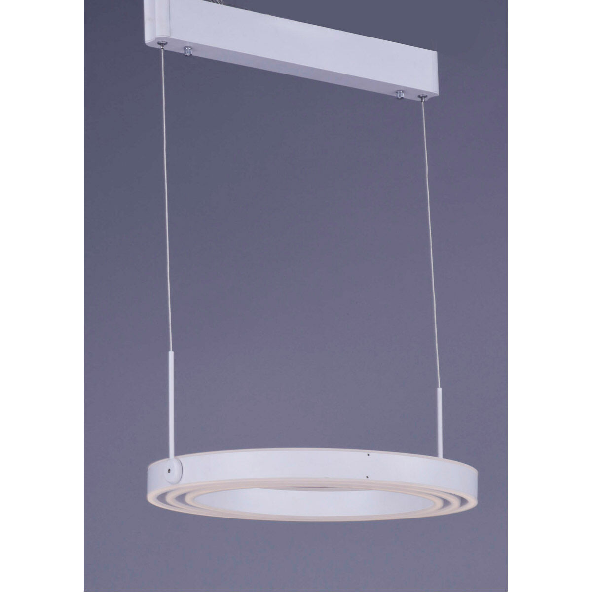 Gyro LED LED 31.5 inch Matte White Single Pendant Ceiling Light