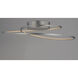 Cycle LED 24.5 inch Matte Silver Flush Mount Ceiling Light