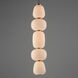 Soji LED 6 inch Black and Gold Single Pendant Ceiling Light