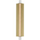 Hyperion LED 24 inch Gold ADA Wall Sconce Wall Light in Clear Crystal