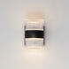 Modular LED 7.75 inch Black Outdoor Wall Mount