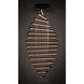 Hover LED 28 inch Black Multi-Light Pendant Ceiling Light
