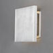 Alumilux Tau LED 6 inch Satin Aluminum Outdoor Wall Mount