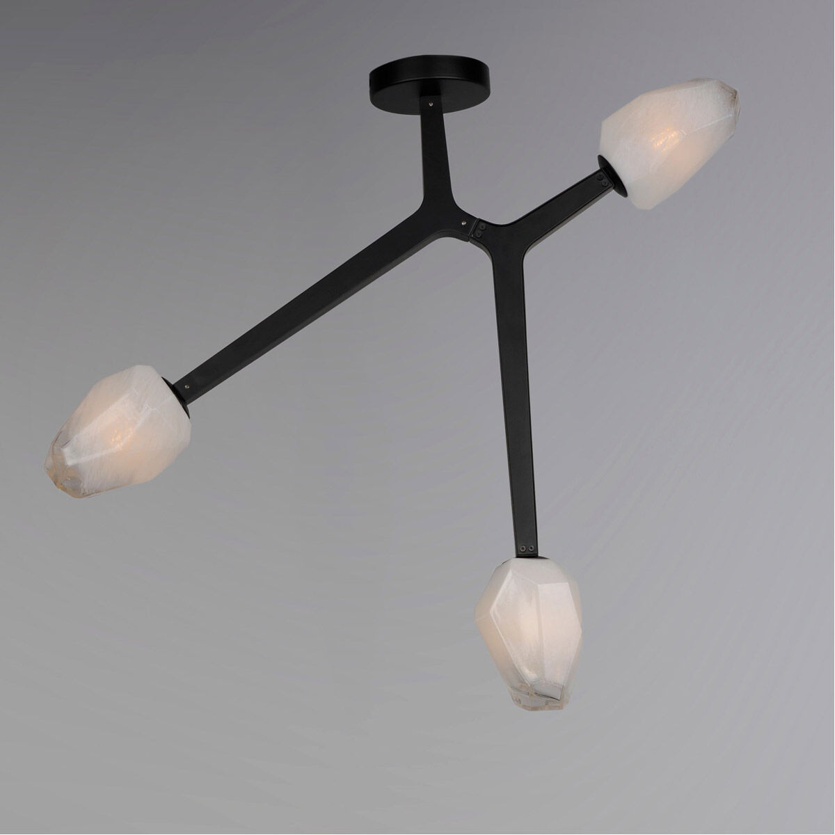 Blossom LED 20 inch Black Flush Mount Ceiling Light