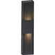 Grate LED 30 inch Black Outdoor Wall Mount
