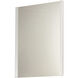 Luminance 42 X 30 inch Polished Chrome LED Wall Mirror