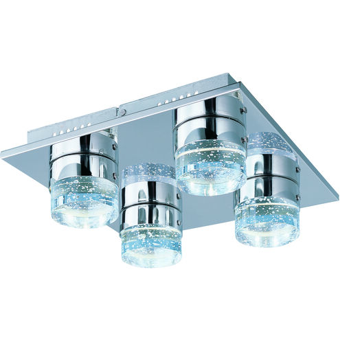 Fizz IV LED 13 inch Polished Chrome LED Flush Mount Ceiling Light