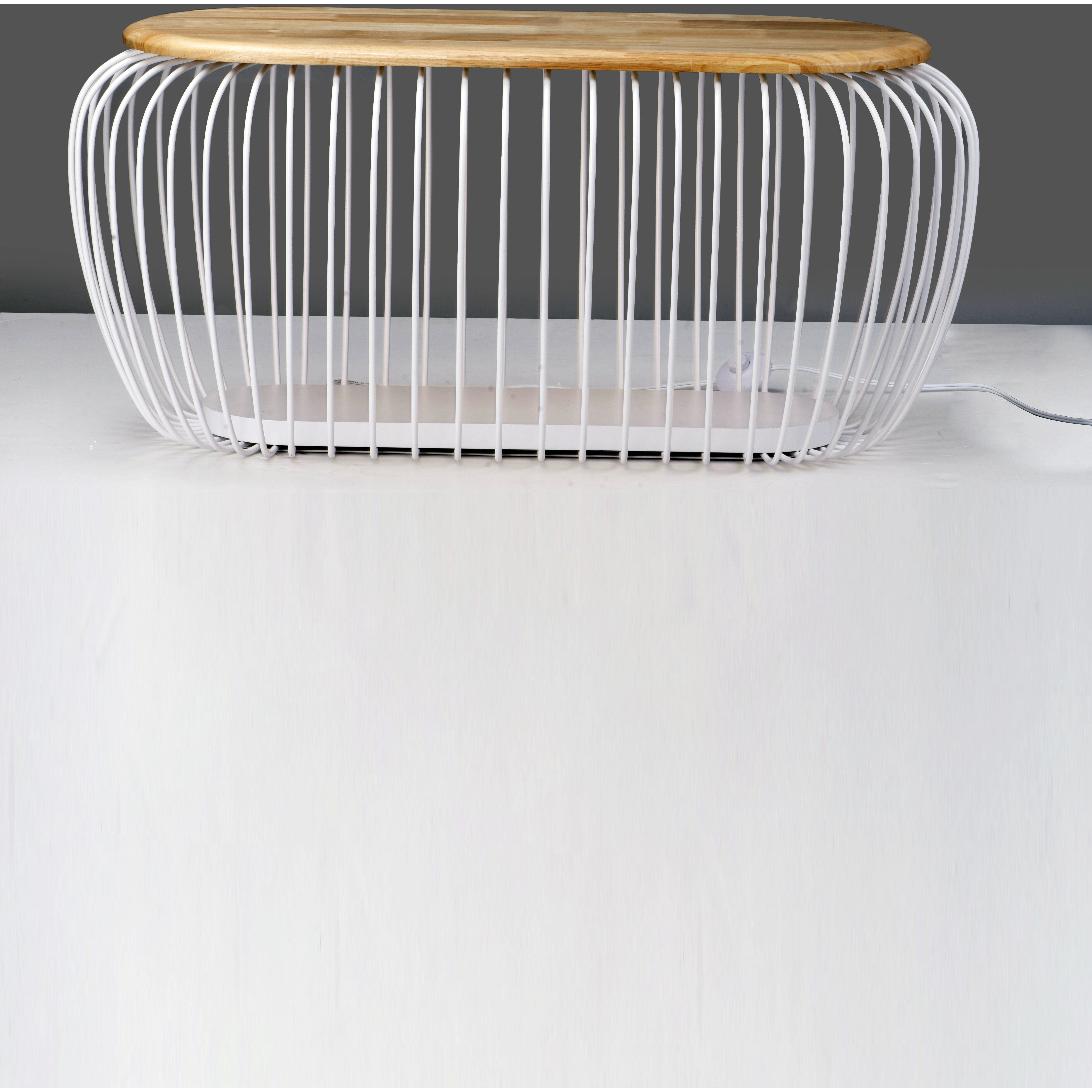 Cage White and Navaho White Bench