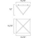 Pyramid LED 15.75 inch Polished Chrome Flush Mount Ceiling Light