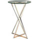 York 24 X 16 inch Polished Chrome Accent Table
