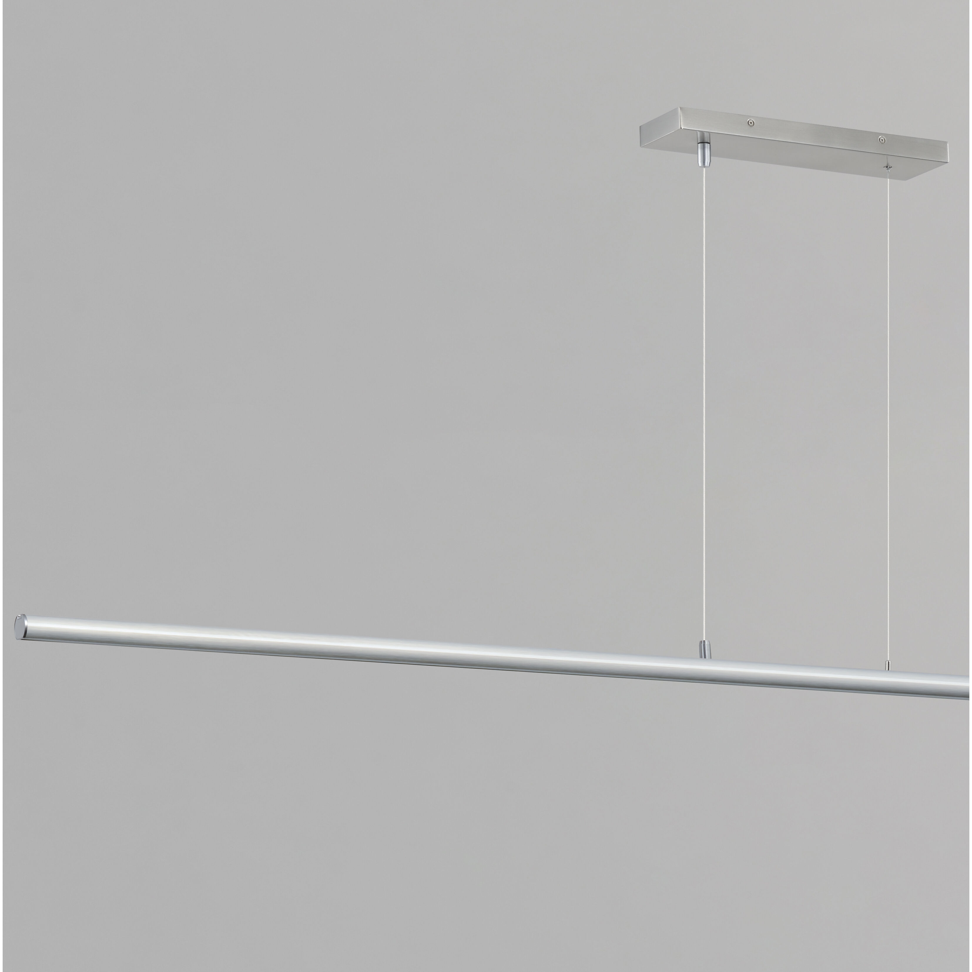Continuum LED 93.7 inch Satin Aluminum Linear Pendant Ceiling Light