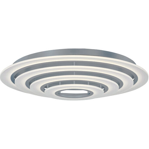 Saturn II LED LED 40 inch Matte Silver Flush Mount Ceiling Light