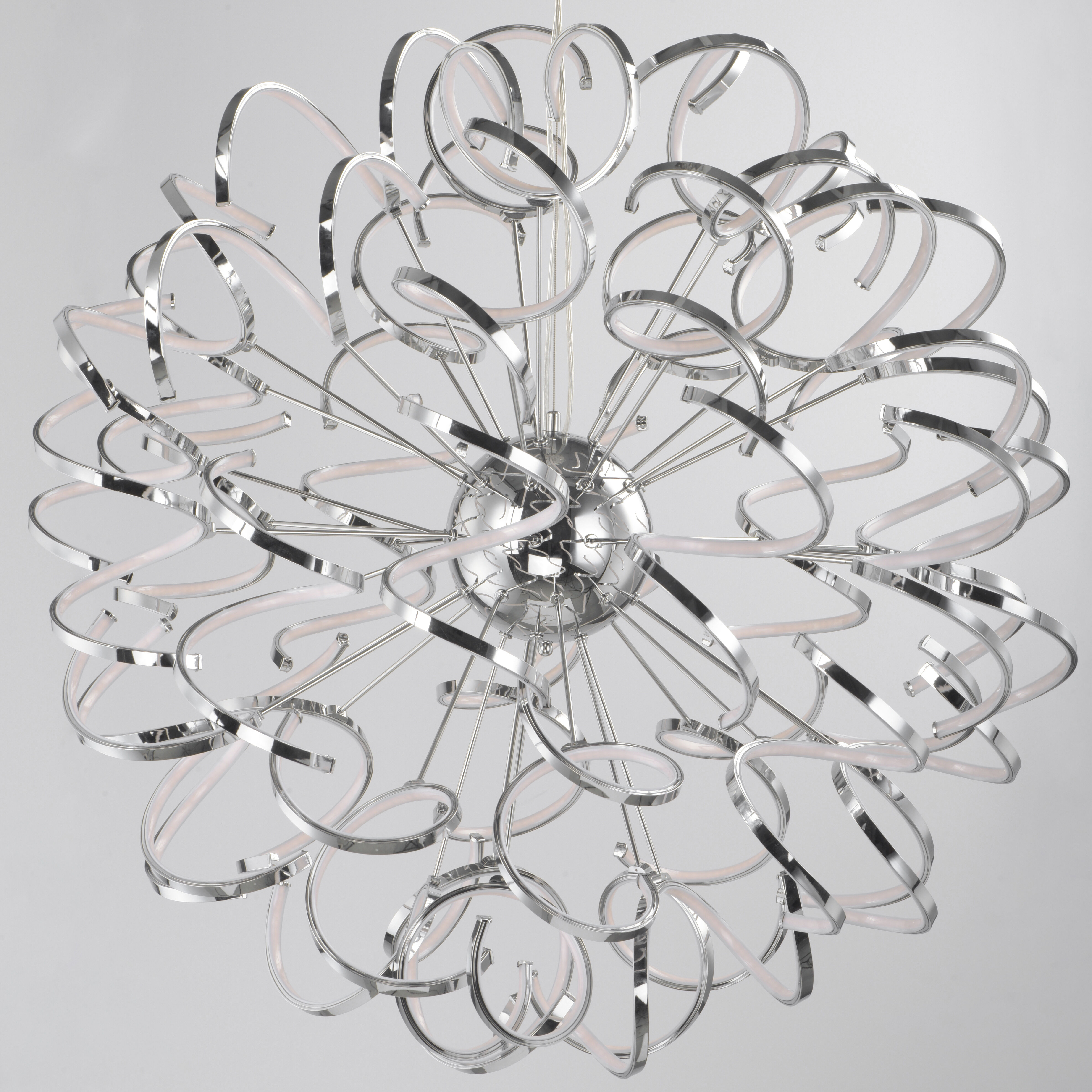 Ceiling lights brushed chrome on sale