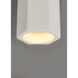 Allen LED 3.25 inch White and Black Single Pendant Ceiling Light
