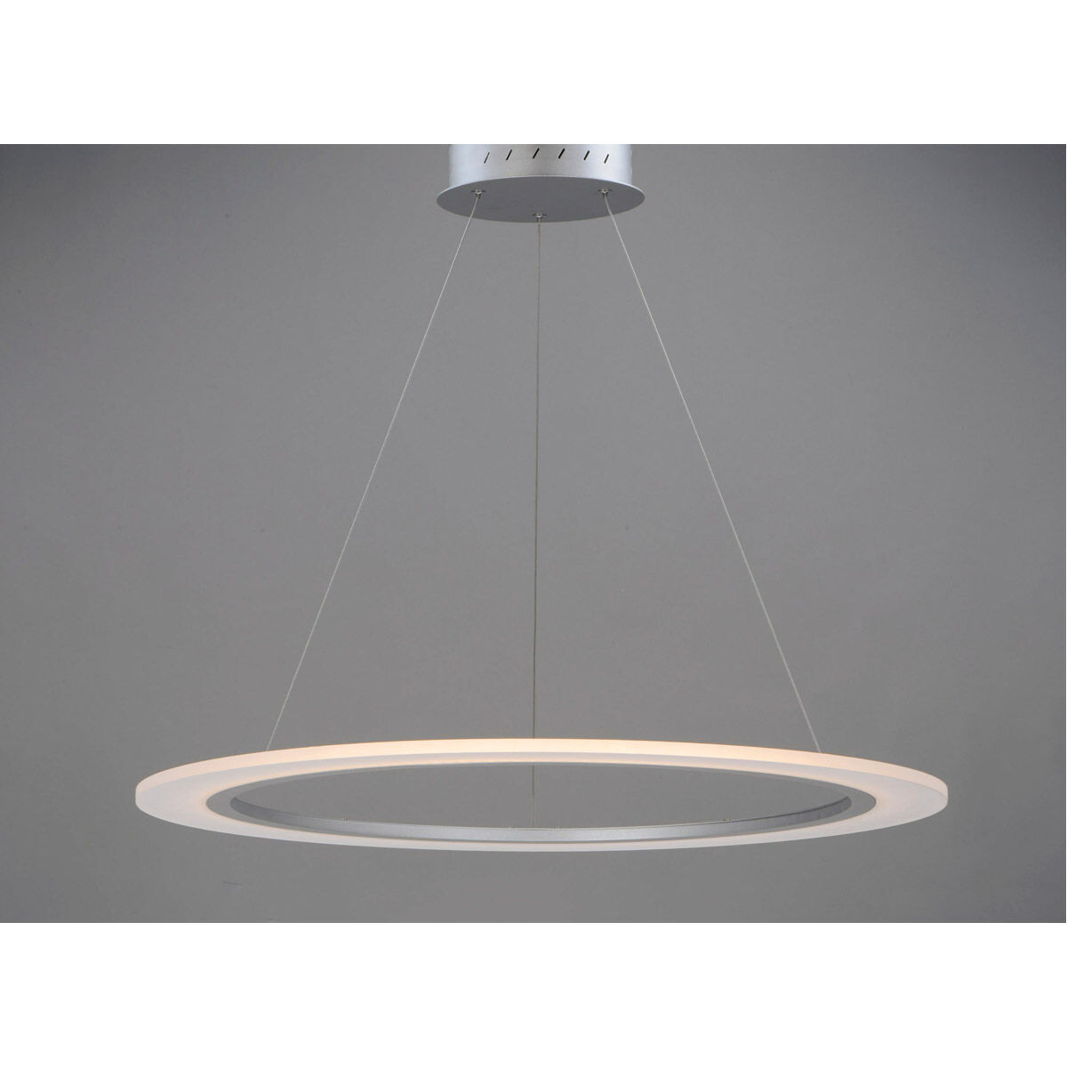 Saturn II LED LED 31.5 inch Matte Silver Entry Foyer Pendant Ceiling Light