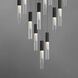 Reeds LED 20.75 inch Black Multi-Light Pendant Ceiling Light