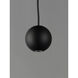 Micro LED 2 inch Black Mini Pendant Ceiling Light