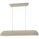 Wimbledon Linear Pendant Ceiling Light in Light Cream