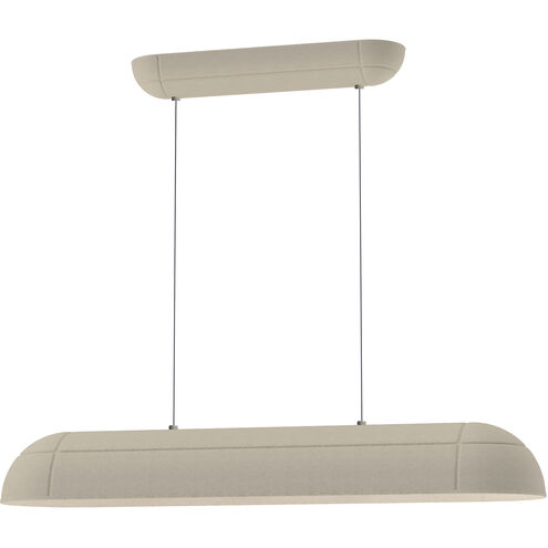 Wimbledon Linear Pendant Ceiling Light in Light Cream