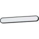 Latitudes LED 5.75 inch Black Bath Vanity Wall Light