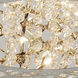 Inca LED 15.75 inch Polished Chrome Flush Mount Ceiling Light in Clear/White