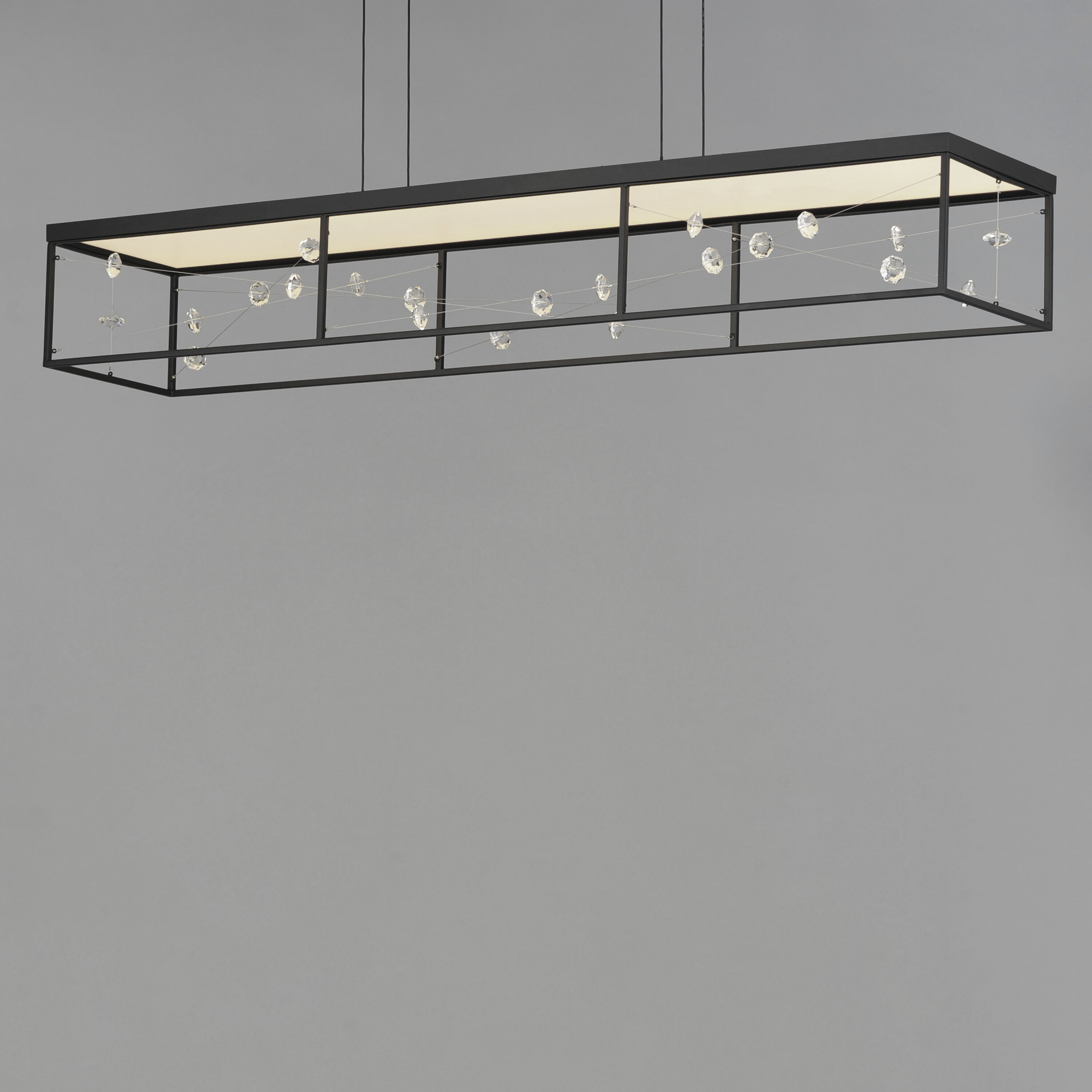 Entanglement LED 47.25 inch Black Linear Pendant Ceiling Light