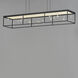 Entanglement LED 47.25 inch Black Linear Pendant Ceiling Light