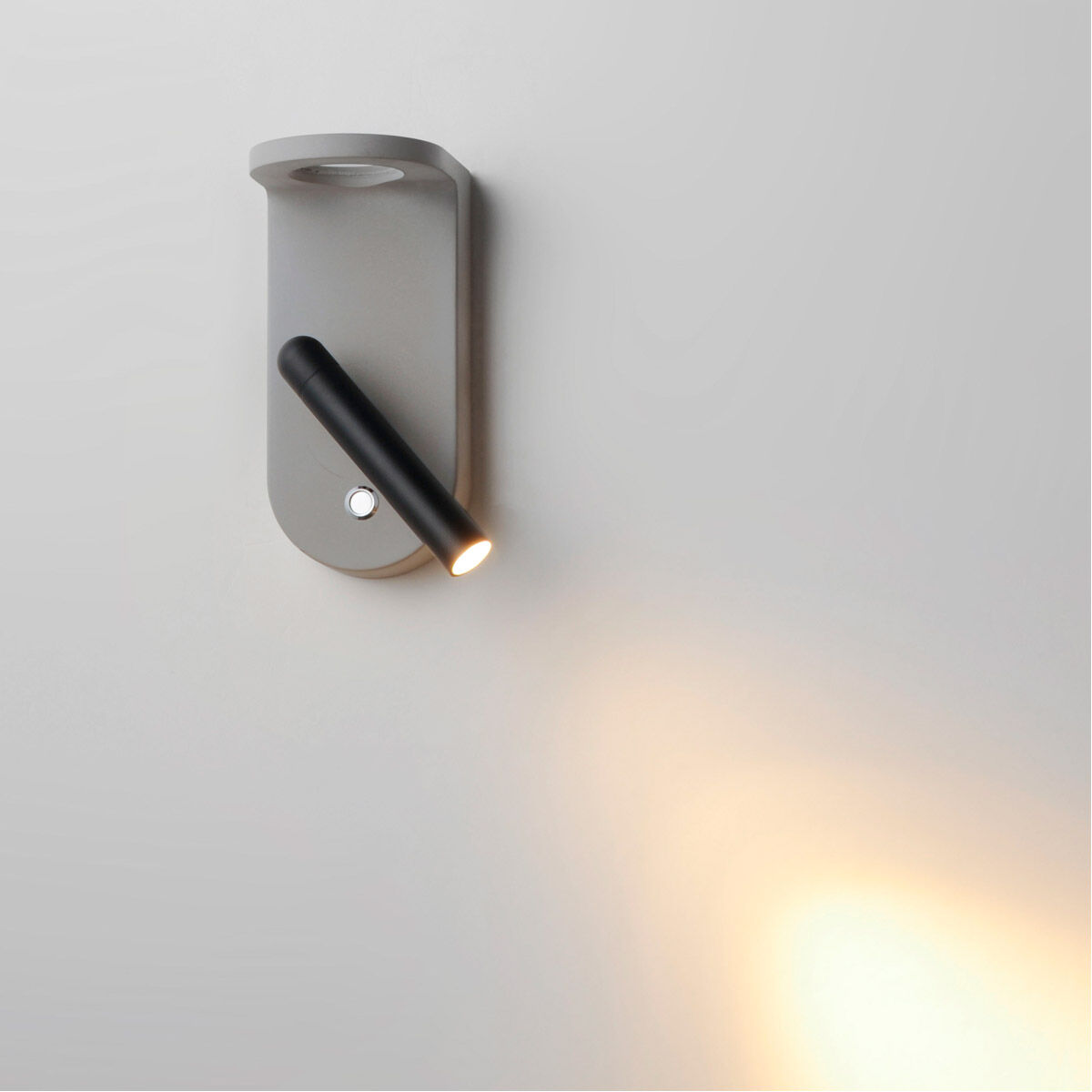 Beacon Wall Sconce Wall Light in Gray and White