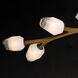 Blossom LED 17.25 inch Natural Aged Brass Multi-Light Pendant Ceiling Light