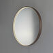 Mirror 27.5 X 27.5 inch Anodized Bronze LED Wall Mirror