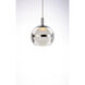 Swank LED 4.5 inch Polished Chrome Single Pendant Ceiling Light
