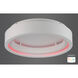 iCorona FoH LED 23.5 inch Matte White Flush Mount Ceiling Light