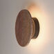 Discus LED 8.75 inch Rosso Laterite and Gunmetal ADA Wall Sconce Wall Light