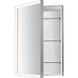 Bevel 36 X 24 inch Satin Nickel LED Mirror
