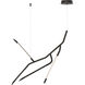 Scion LED 13 inch Black Single Pendant Ceiling Light
