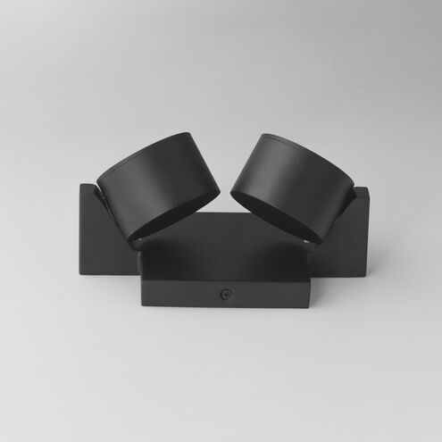 Embrace LED 4.75 inch Black Semi-Flush Mount Ceiling Light