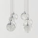 Orb II LED 11 inch Polished Chrome Multi-Light Pendant Ceiling Light