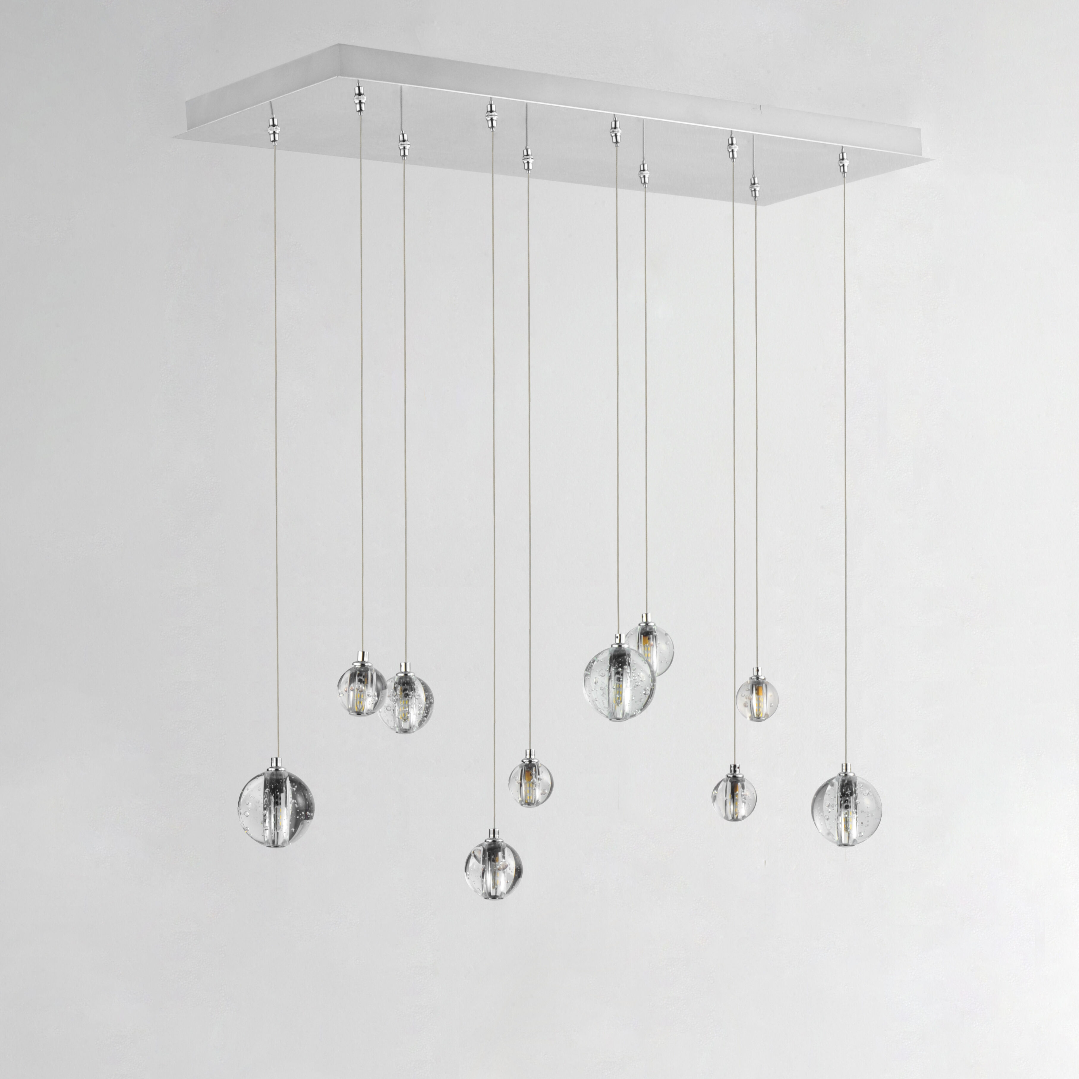 Harmony LED 33.75 inch Polished Chrome Linear Pendant Ceiling Light