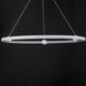 Nodes LED 40 inch Brushed Aluminum Ring Pendant Ceiling Light