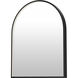 Elisse 30 X 24 inch Black LED Mirror