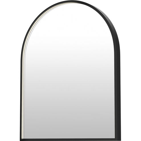 Elisse 30 X 24 inch Black LED Mirror