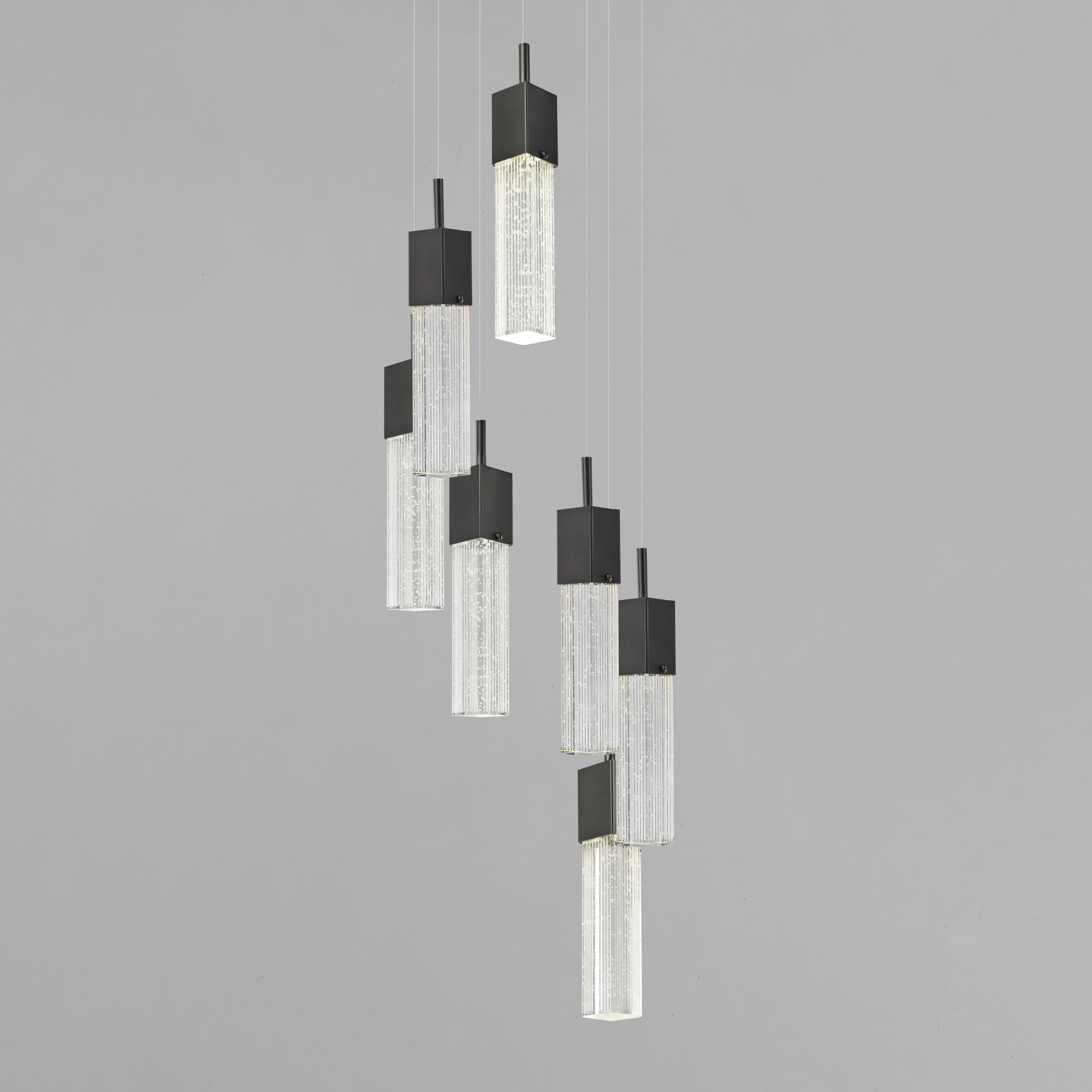 Fizz III LED 13.5 inch Bronze Multi-Light Pendant Ceiling Light