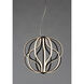 Aura LED 17 inch Black Single Pendant Ceiling Light