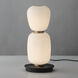 Soji LED 4.75 inch Black and Gold Single Pendant Ceiling Light in Black/Gold, Satin White